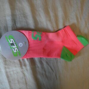 SLS3 Adult Triathlon Athletic Performance Socks Size Large Neon Orange NWT